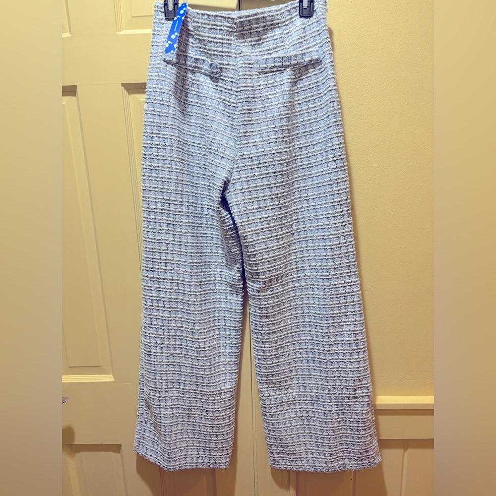 Cider Blue Textured Pants